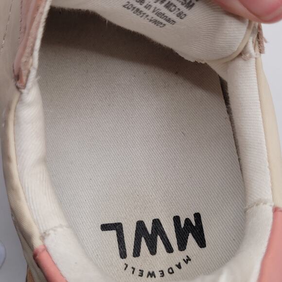 Madewell Kickoff Trainer Sneakers Dusty Rose Size 6 - Picture 7 of 13